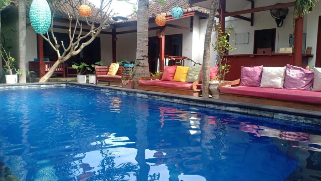Aaliku Bungalows Gili Trawangan Kültér fotó