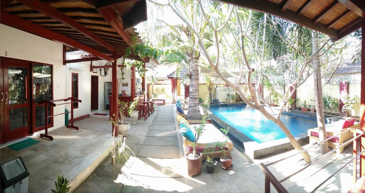 Aaliku Bungalows Gili Trawangan Kültér fotó