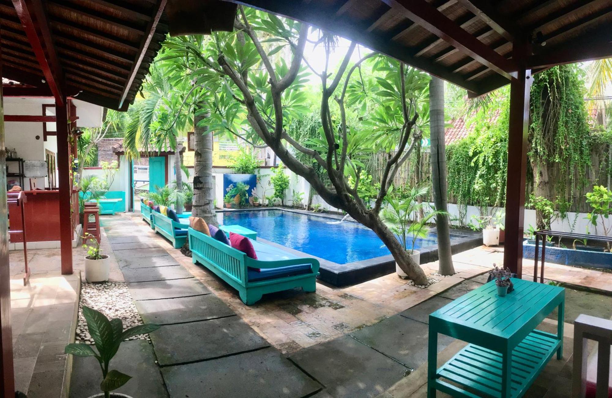 Aaliku Bungalows Gili Trawangan Kültér fotó